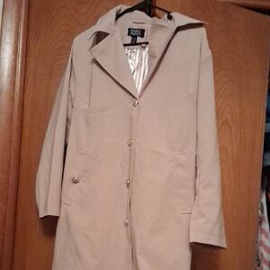 Dennis Basso Classic Tan Trench Coat